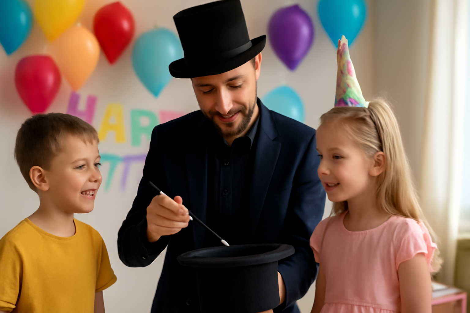 ככה בוחרים קוסם ליום הולדת 7 שמתאים גם לבנים וגם לבנות