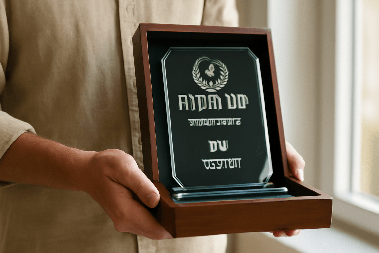 מגן הוקרה עם חריטה אישית - איפה קונים?