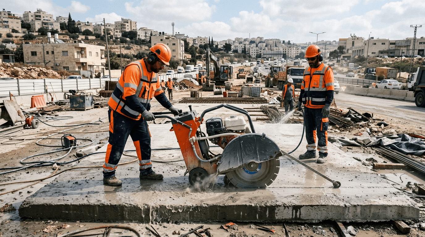 מחיר ניסור בטון בכוכב יאיר