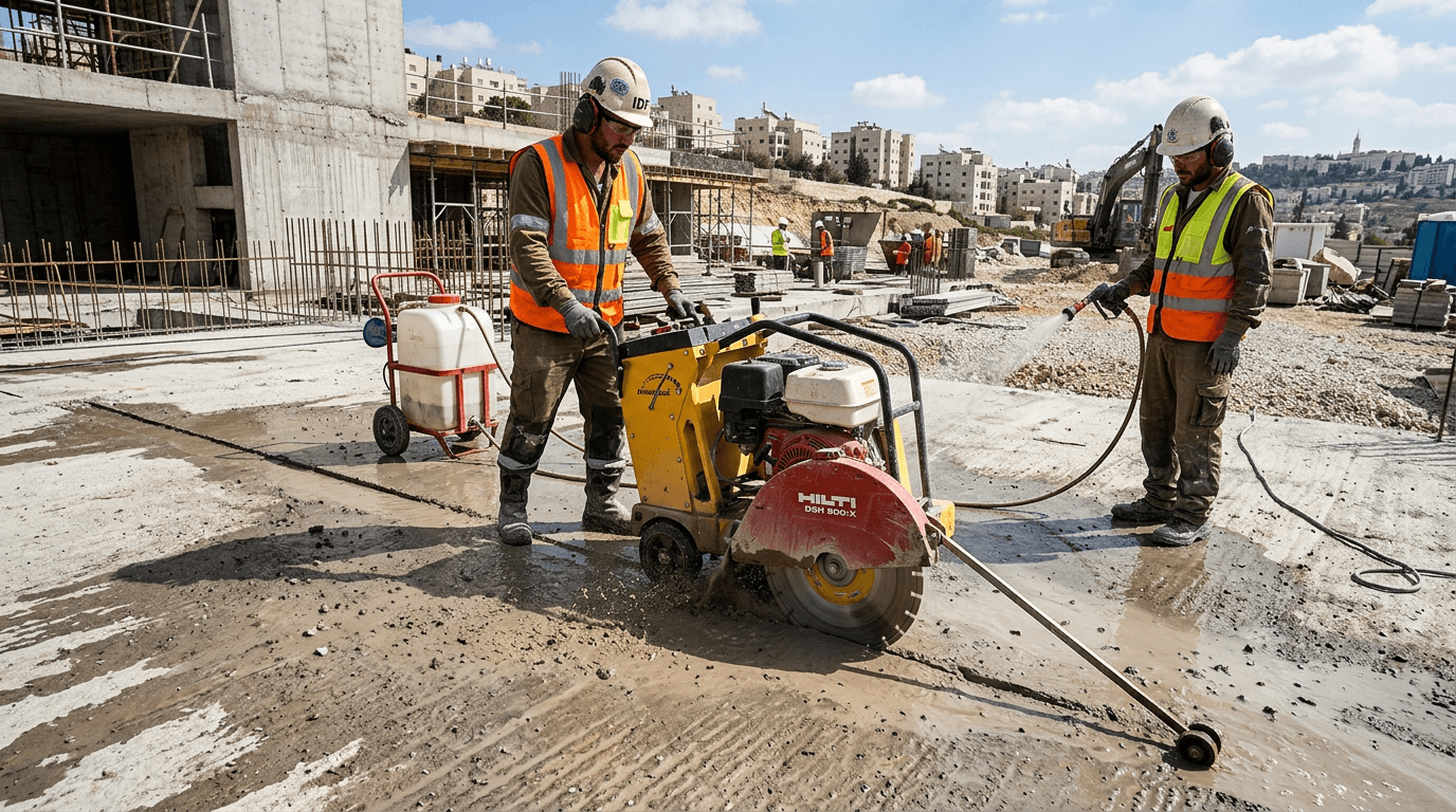מחיר ניסור בטון בהרצליה
