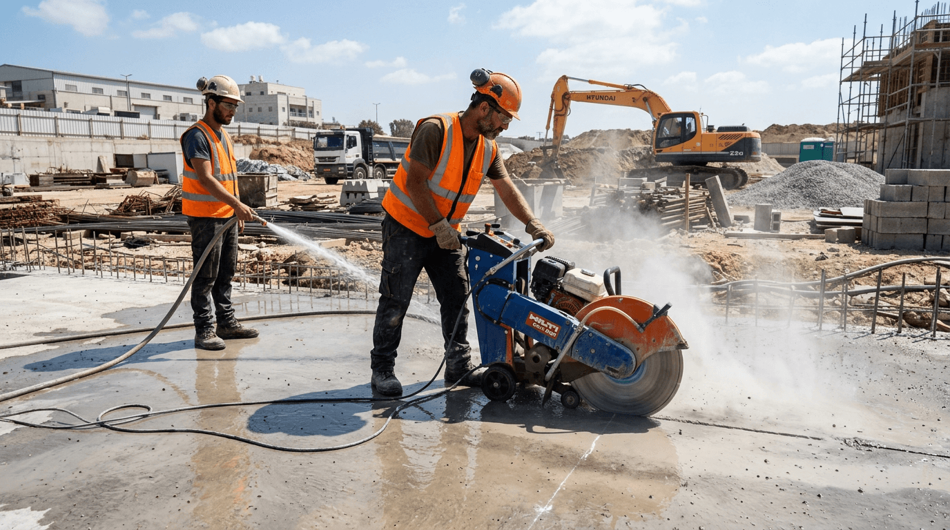 טיפים לניסוח הסכם עם קבלן ניסור בטון