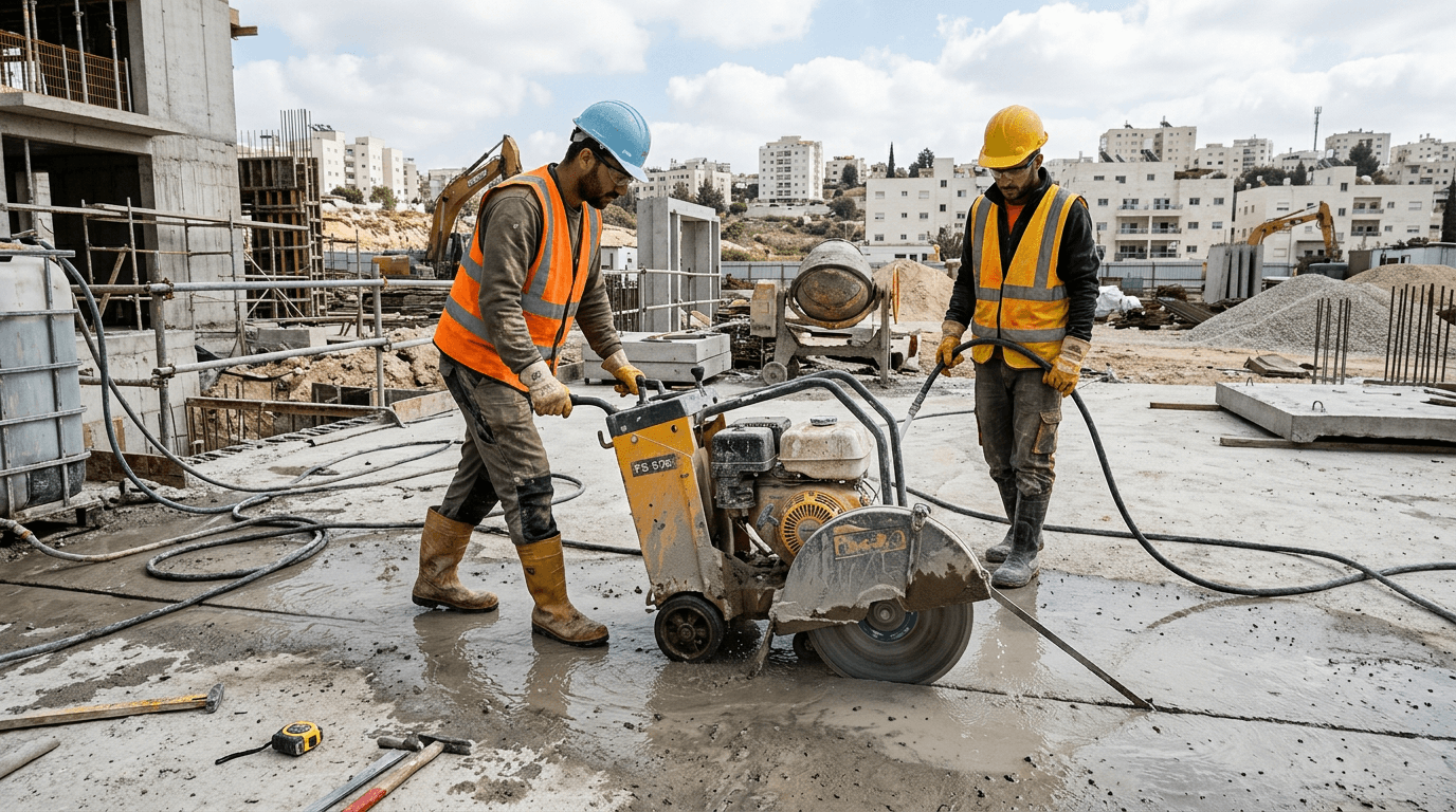 מחיר ניסור בטון בכפר קאסם