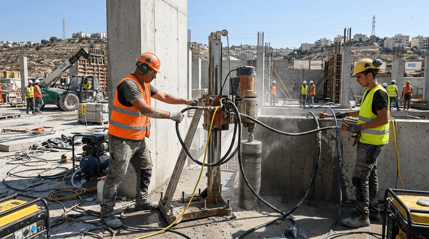 קידוח בטון בחירות