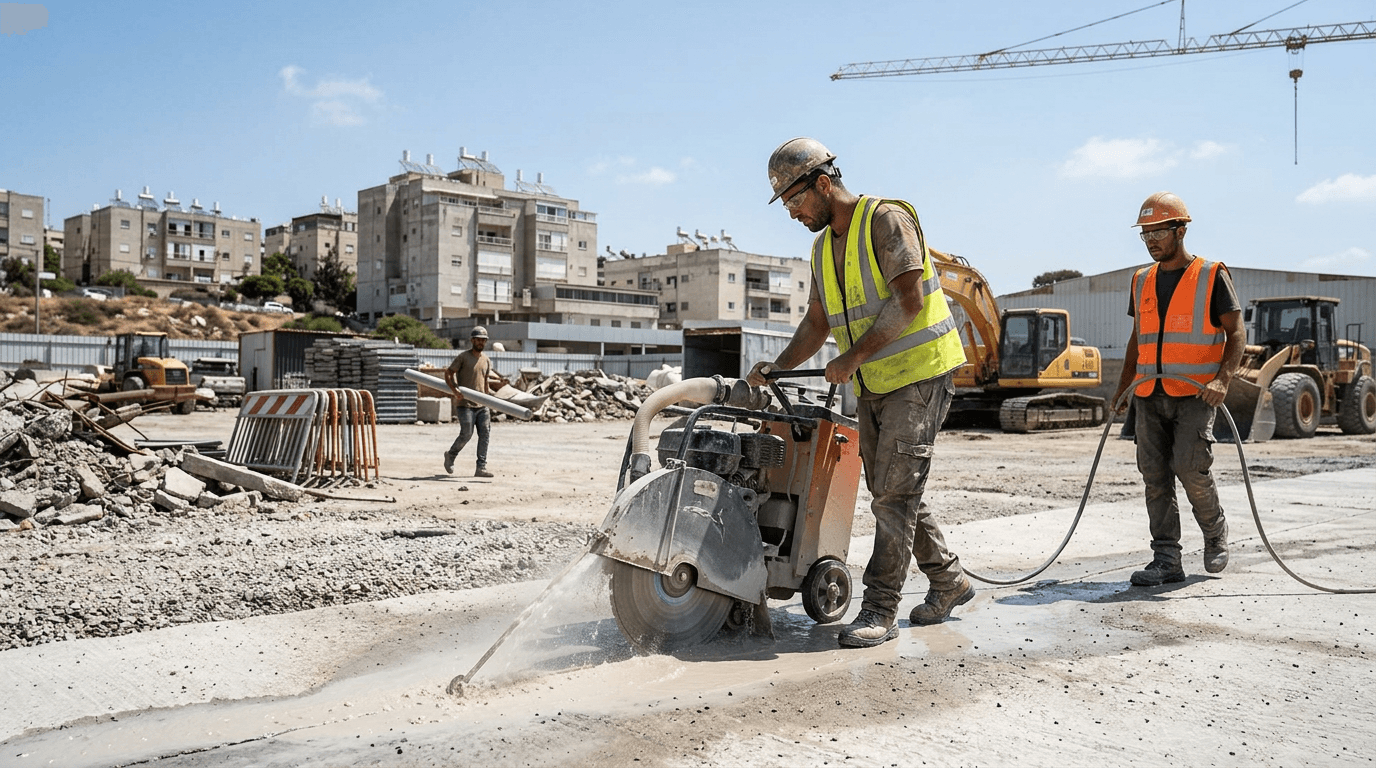 מחיר ניסור בטון בבני ברק