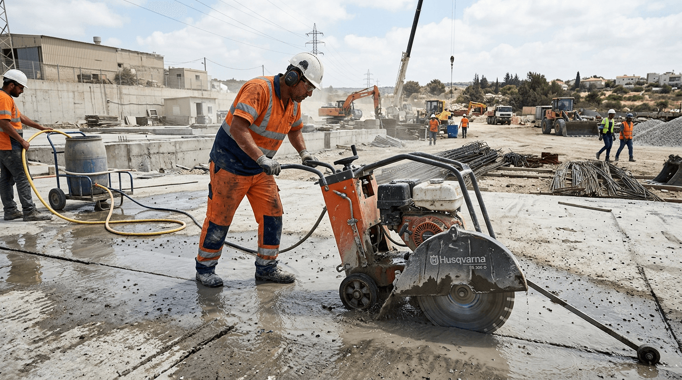 מחיר ניסור בטון בבת ים