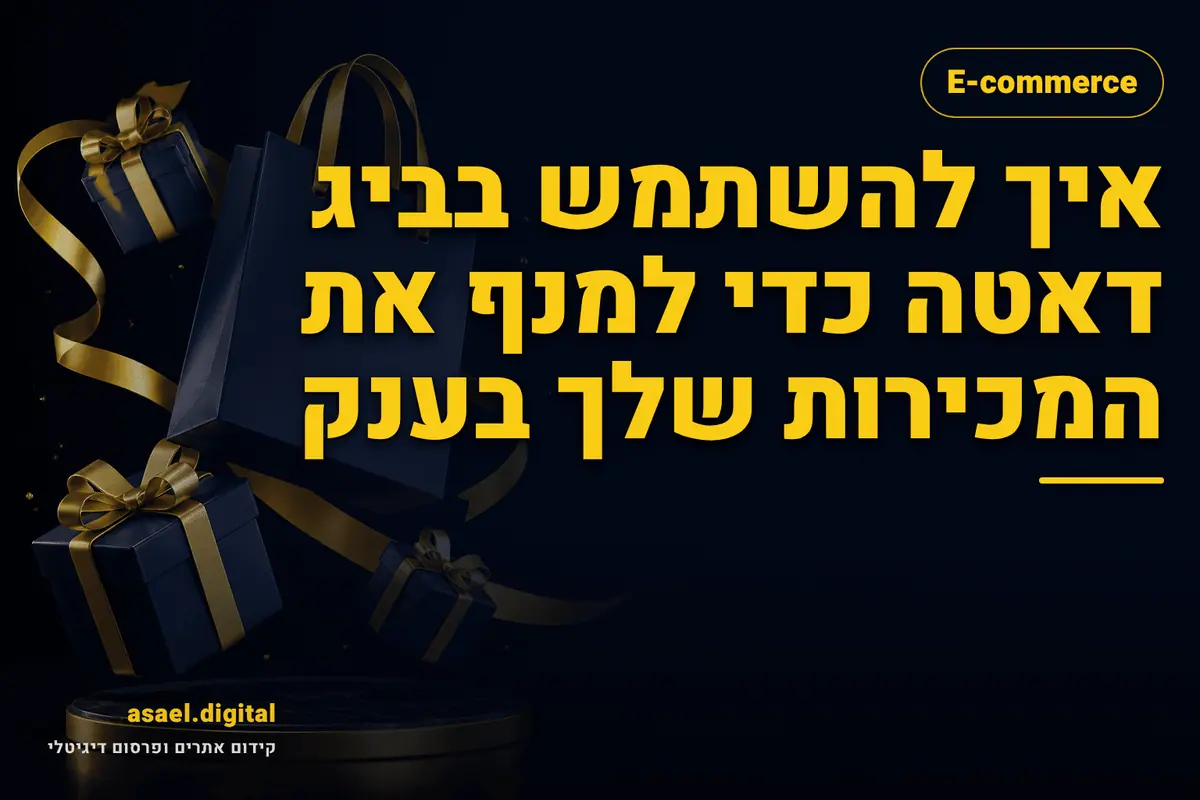 איך להשתמש בביג דאטה כדי למנף את המכירות שלך בענק