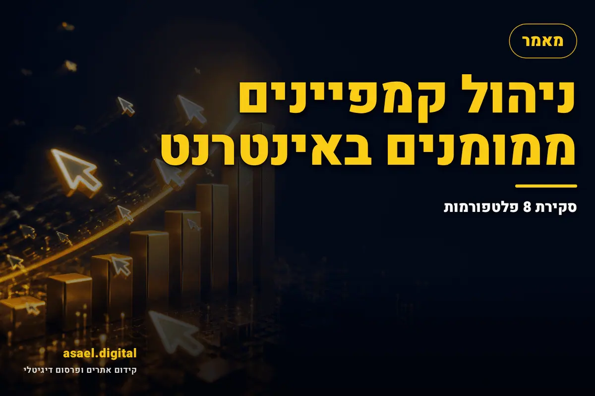 ניהול קמפיינים ממומנים באינטרנט – סקירת 8 פלטפורמות