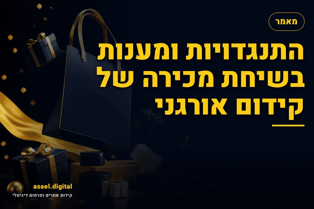 התנגדויות ומענות בשיחת מכירה של קידום אורגני