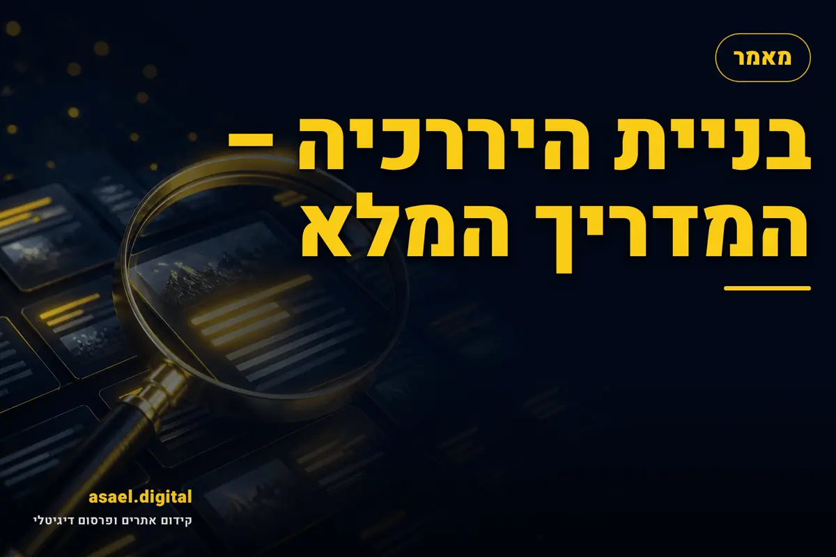 בניית היררכיה – המדריך המלא