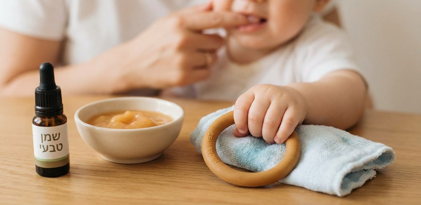 בקיעת שיניים: תסמינים והקלה על הכאב