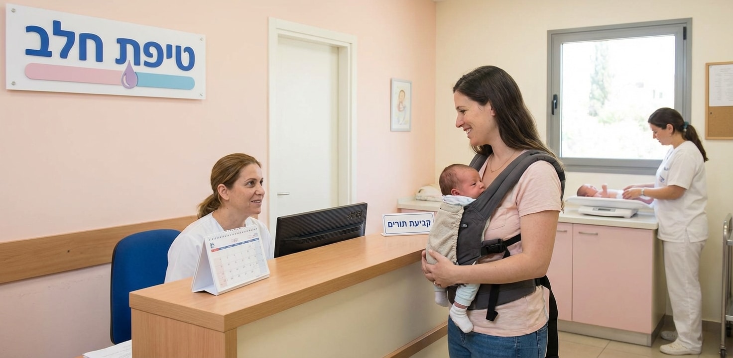 מה זה טיפת חלב ואיך קובעים תור ראשון