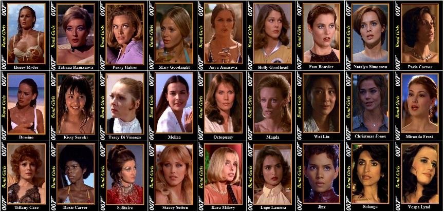 Bond Girls Evolution