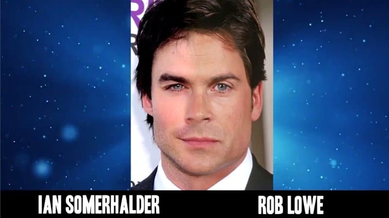 Celebrities Faces Look Alikes 9 Rob Lowe Ian Somerhalder Mix