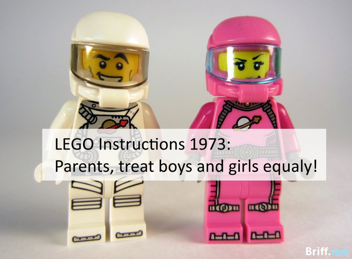 LEGO Instructions: Boys and Girls are Equal