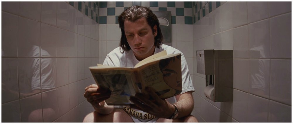 pulp fiction toilet