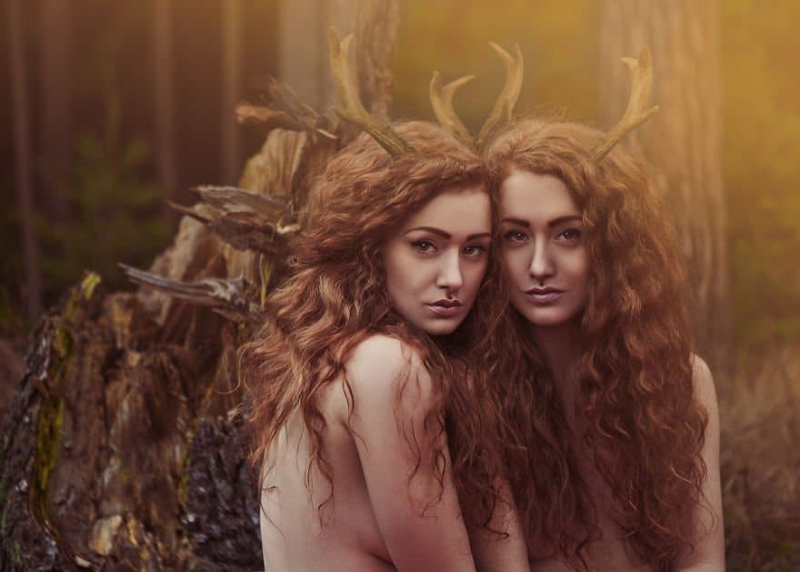 Czech Women turn into Mythical characters in Surreal Portraits