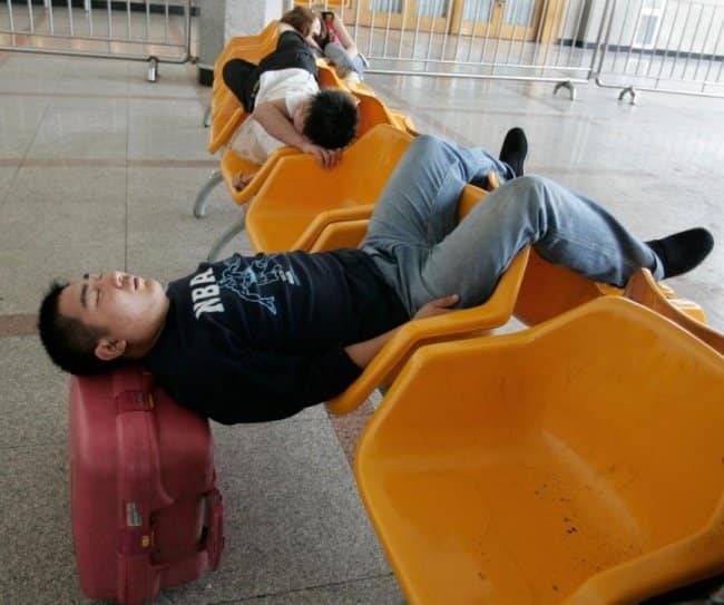 Some People look hilarious when they sleep in public