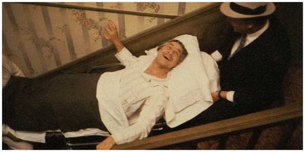 the godfather vito carried upstairs
