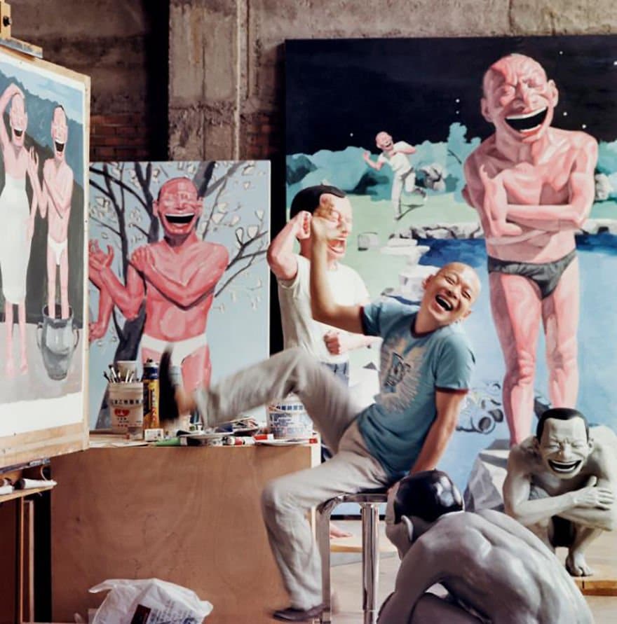 How the studios of famous artists looked like?