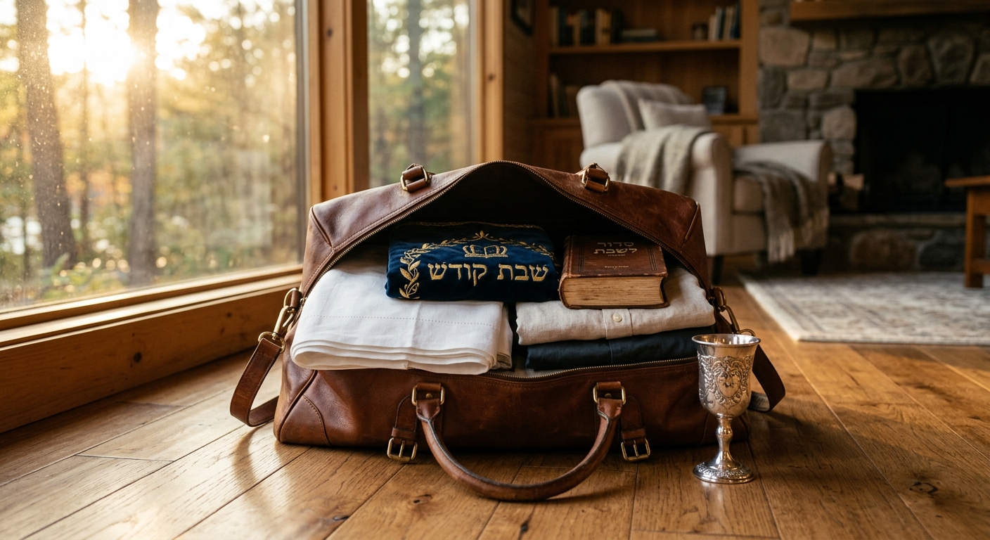 ציוד לשבת מחוץ לבית: מה כדאי להזמין מראש לפני שיוצאים לדירה לשבת