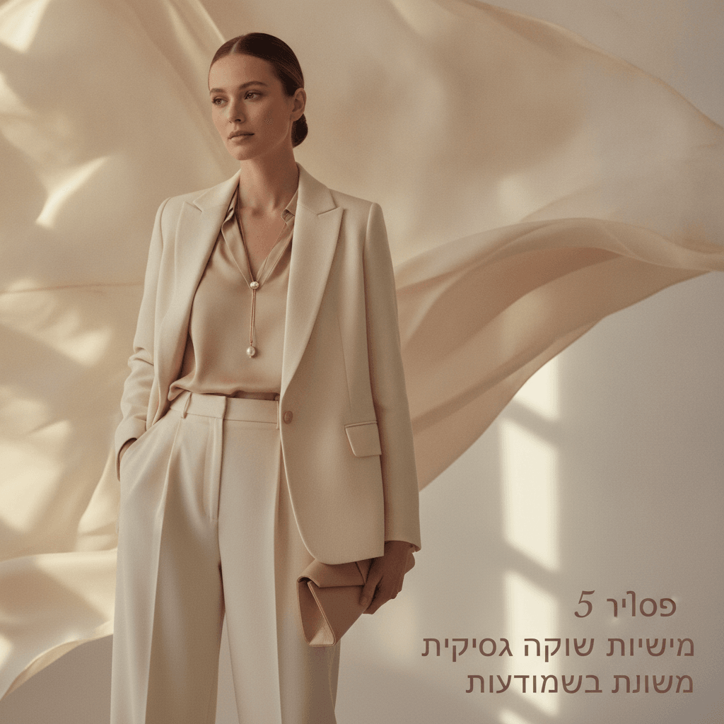 5 טיפים לפריטי לבוש אלגנטיים ומחוייטים לנשים