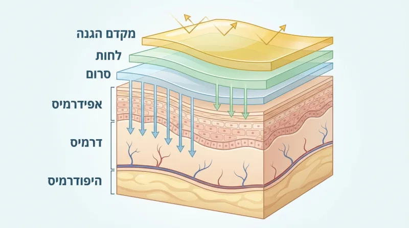 סדר הנחת מוצרים עם קרם הגנה: הטעות שעושה חצי מהמדינה