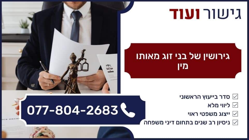 גירושין של בני זוג מאותו מין