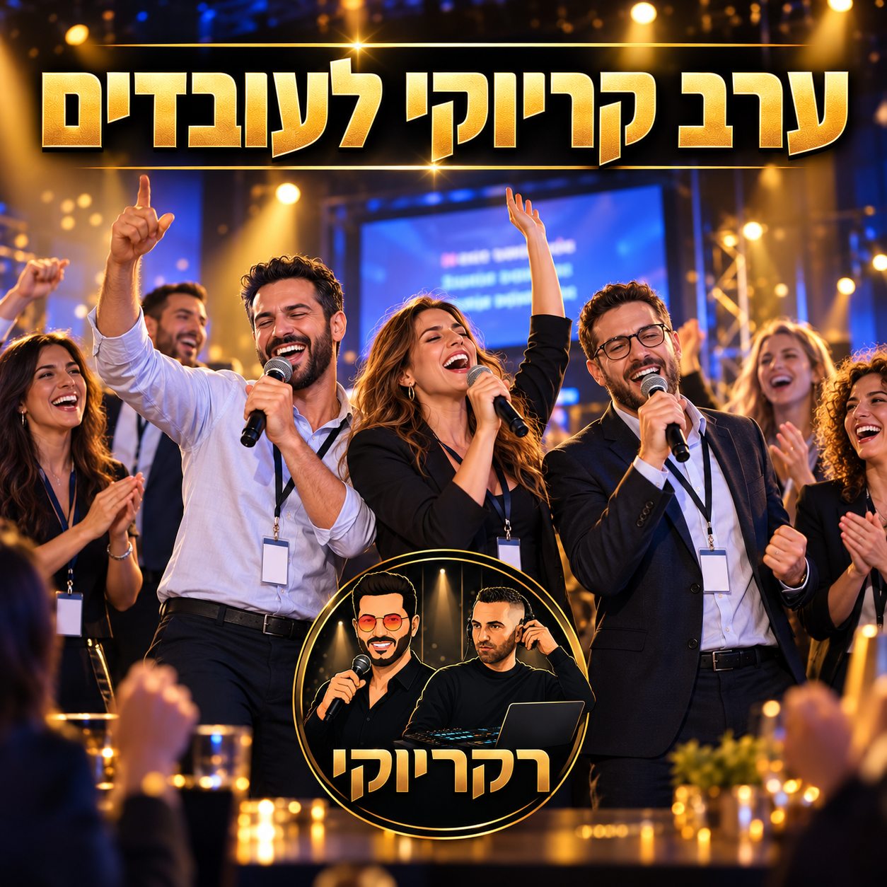 ערב קריוקי מגבש לעובדים שמחבר בין האנשים שמאחורי התפקידים