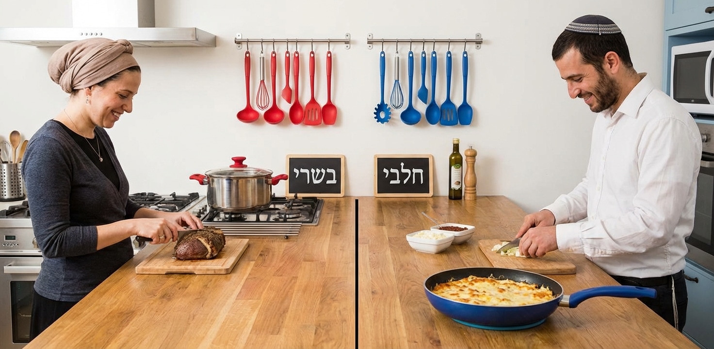 כשרות במטבח: הפרדת בשר וחלב