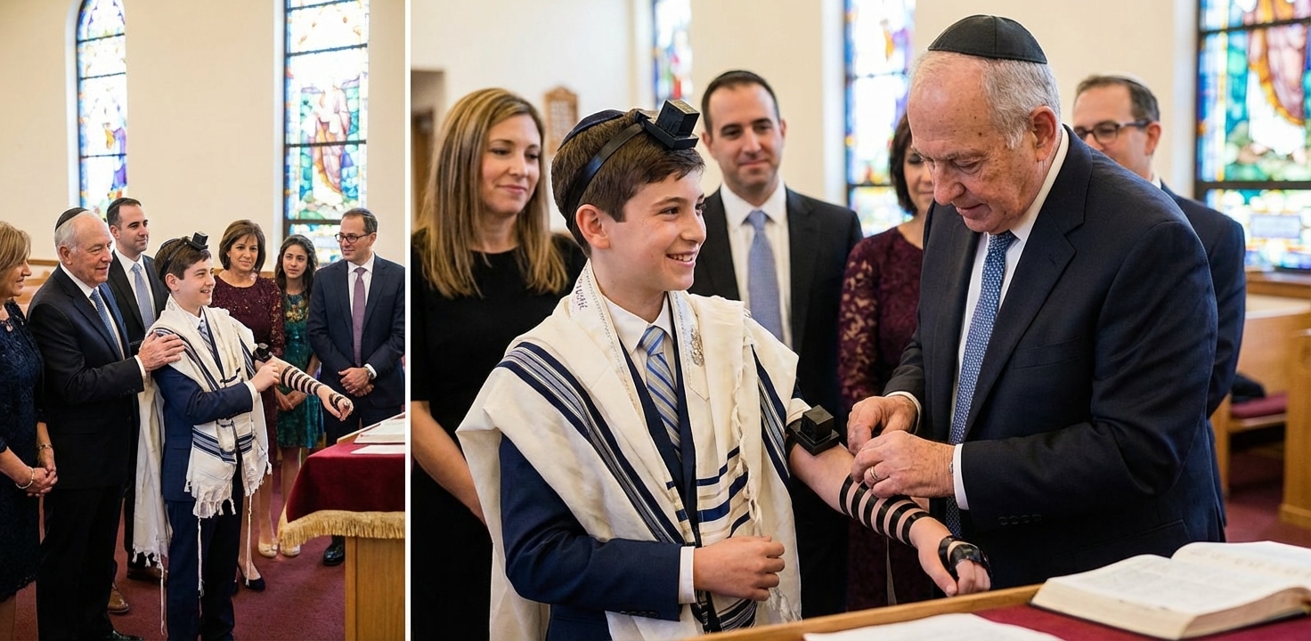 הנחת תפילין: מדריך לחתן הבר מצווה