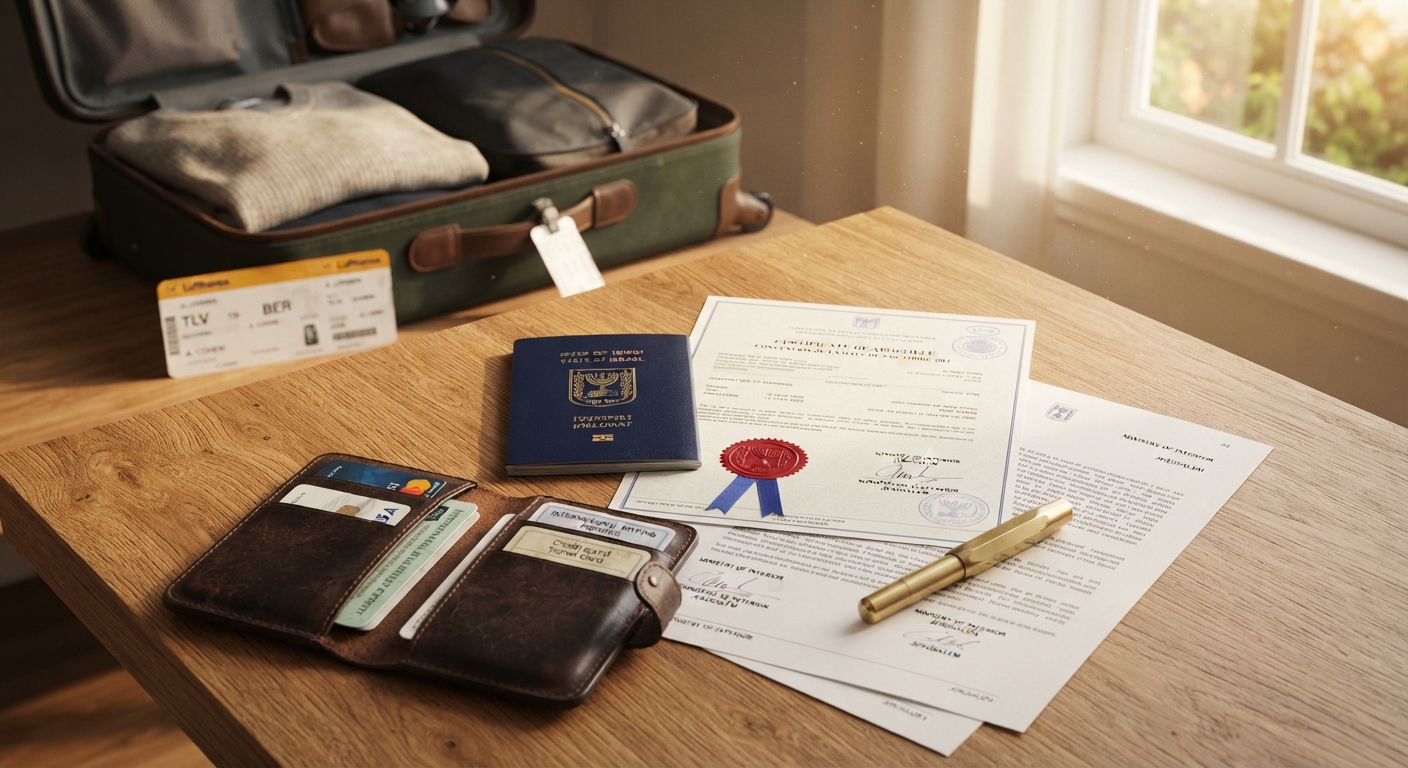 Planning a Long Stay Abroad? Essential Israeli Documents to Prepare Before You Fly