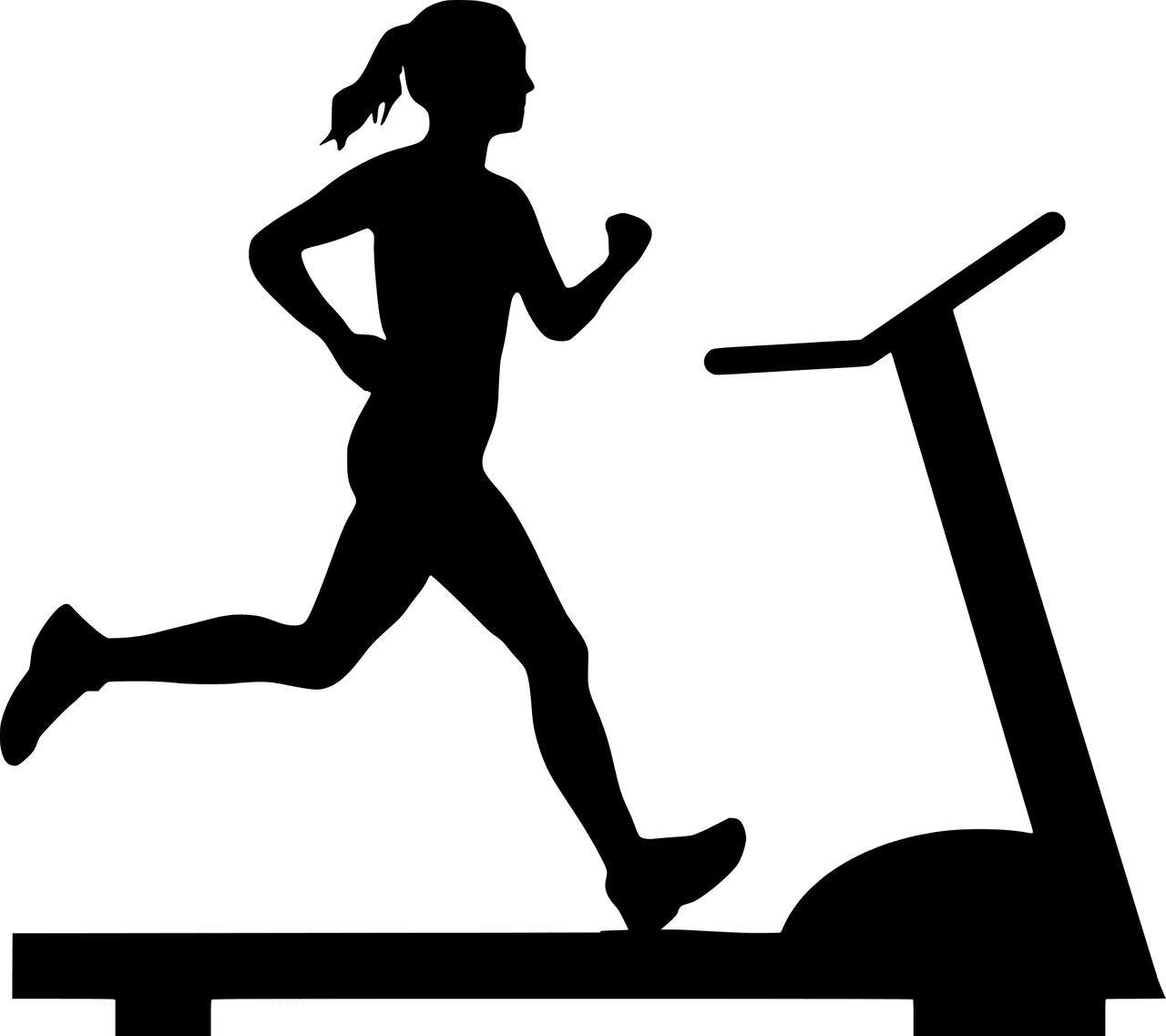 אישה רצה