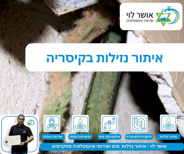 איתור נזילות בקיסריה