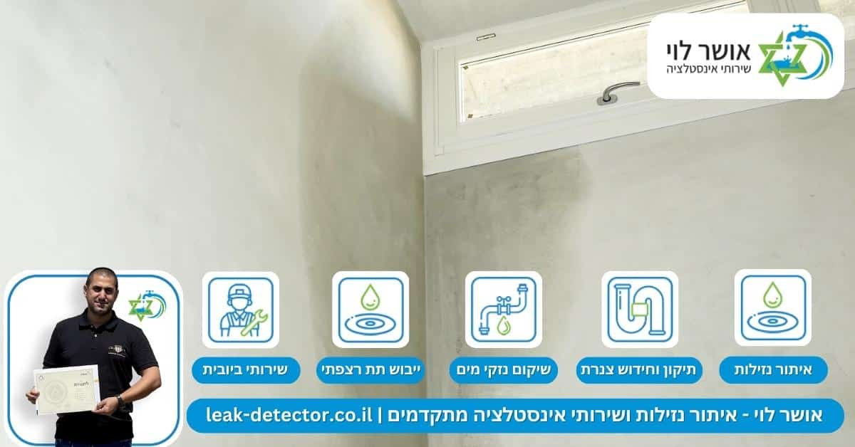 כיצד איתור ואיטום של רטיבות בקירות מתבצע?