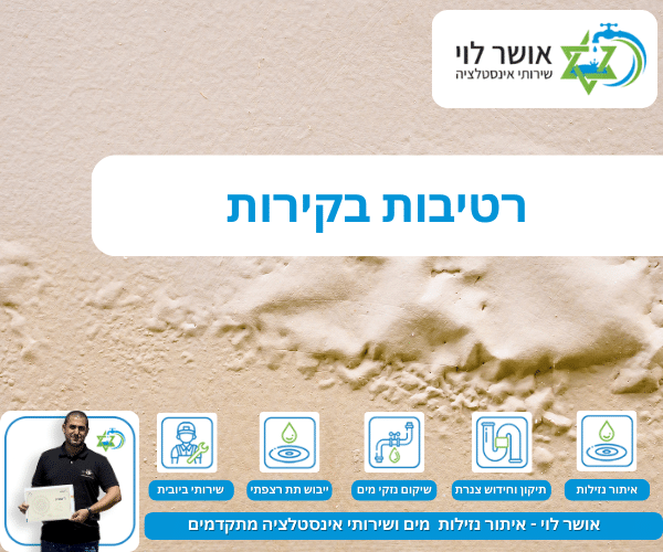 רטיבות בקירות - איך מתמודדים עם ה"הפתעה"?