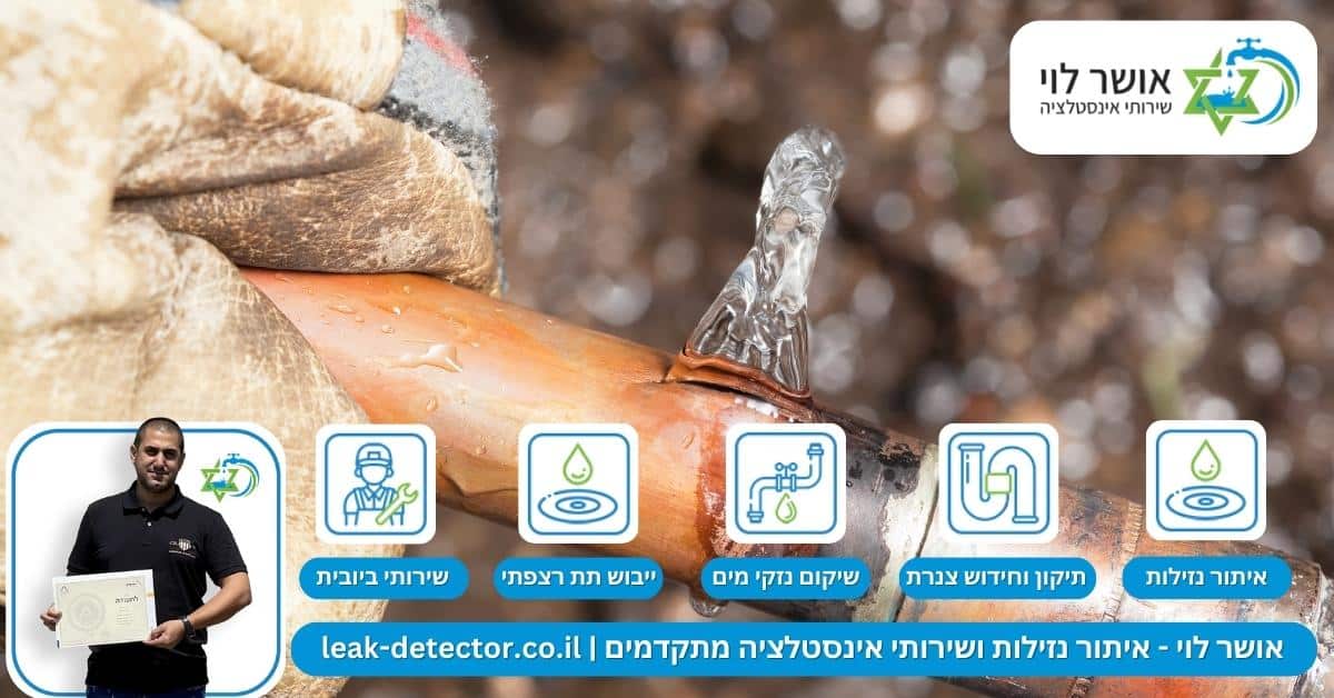 3 יתרונות בולטים הגלומים באיתור דליפות המתבצע בשלב מוקדם