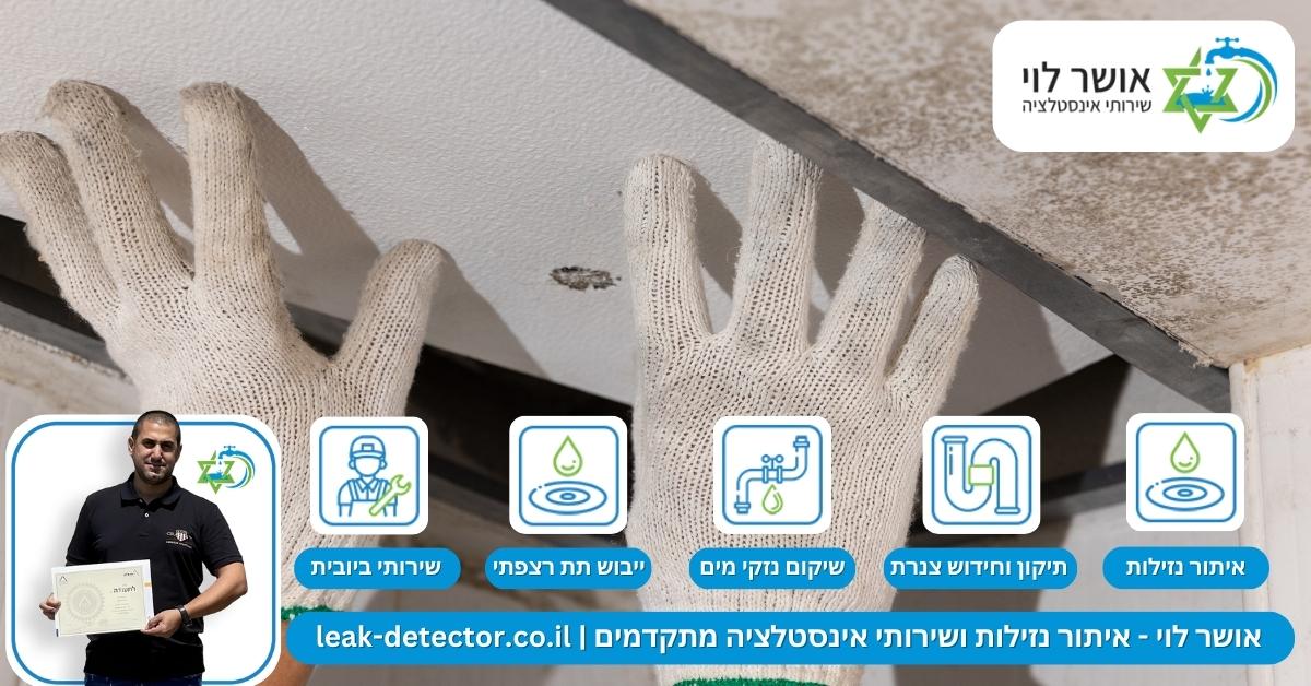 טכנולוגיות לאיתור נזילות במבנים מסחריים
