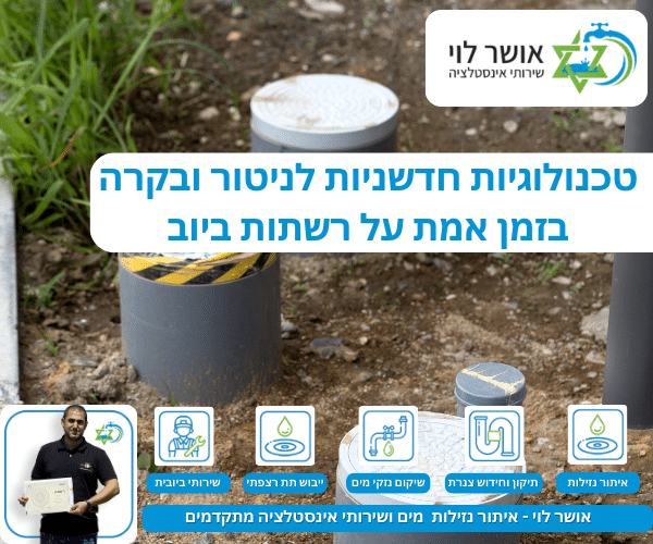 טכנולוגיות חדשניות לניטור ובקרה בזמן אמת על רשתות ביוב