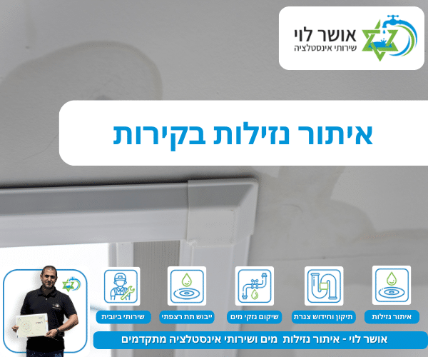 איתור נזילות בקירות