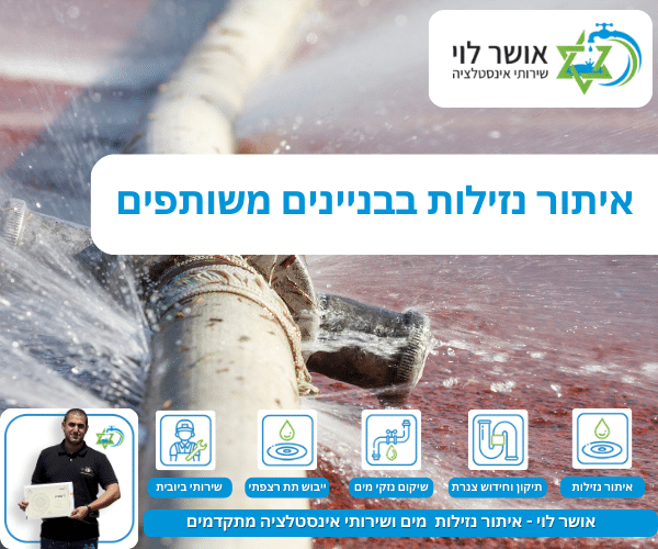 איתור נזילות בבניינים משותפים