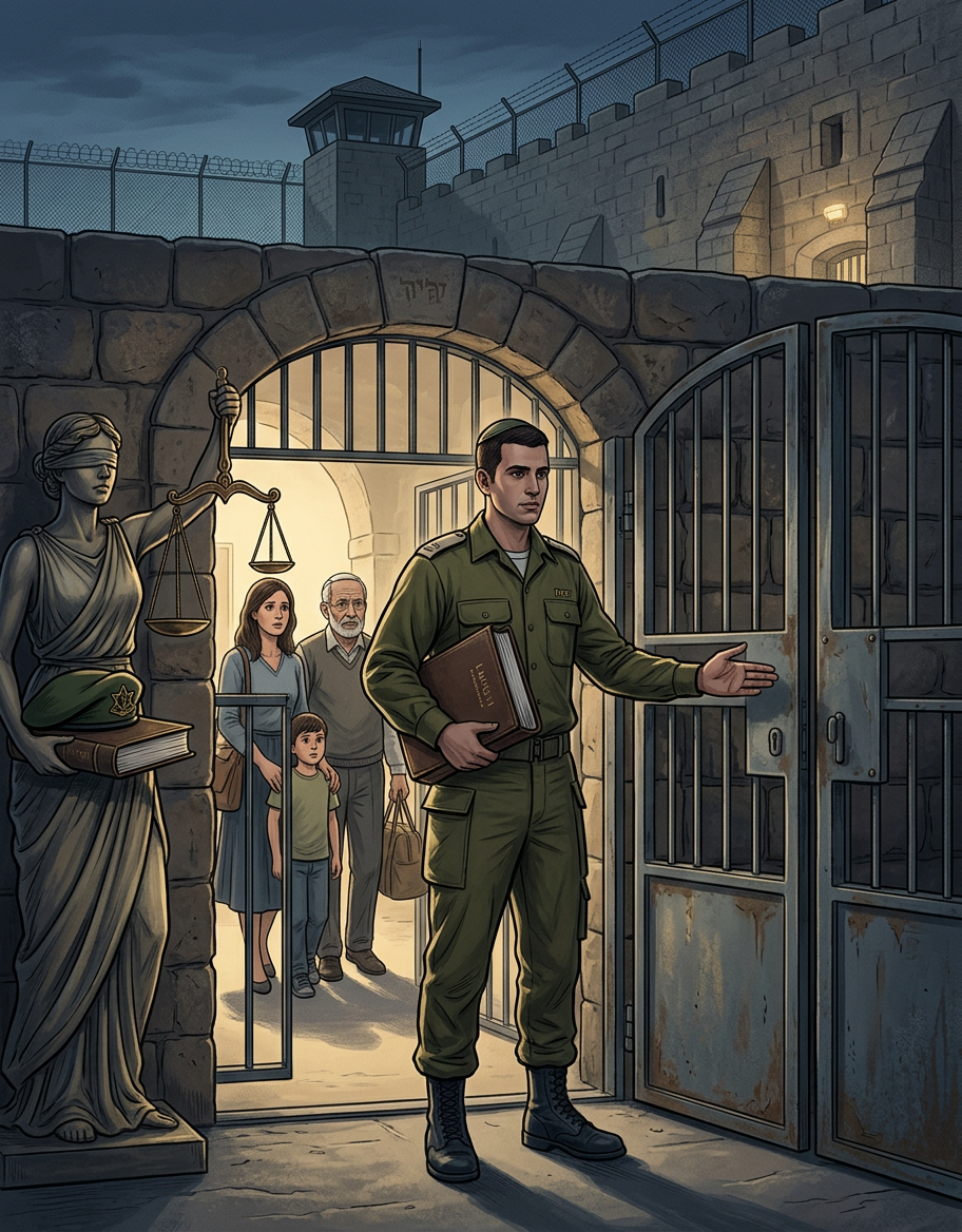 ביקורים בכלא צבאי – נהלים, שעות והנחיות למשפחות
