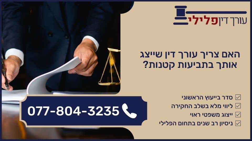 האם צריך עורך דין שייצג אותך בתביעות קטנות