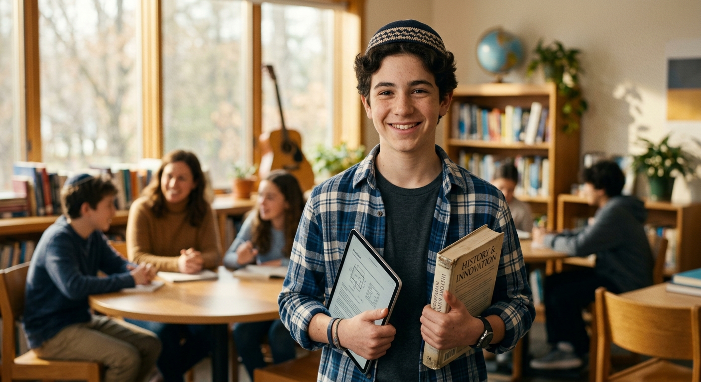 לימודים בגישה אחרת: איך משלבים עומק, ביטחון והישגים בתיכון אחד