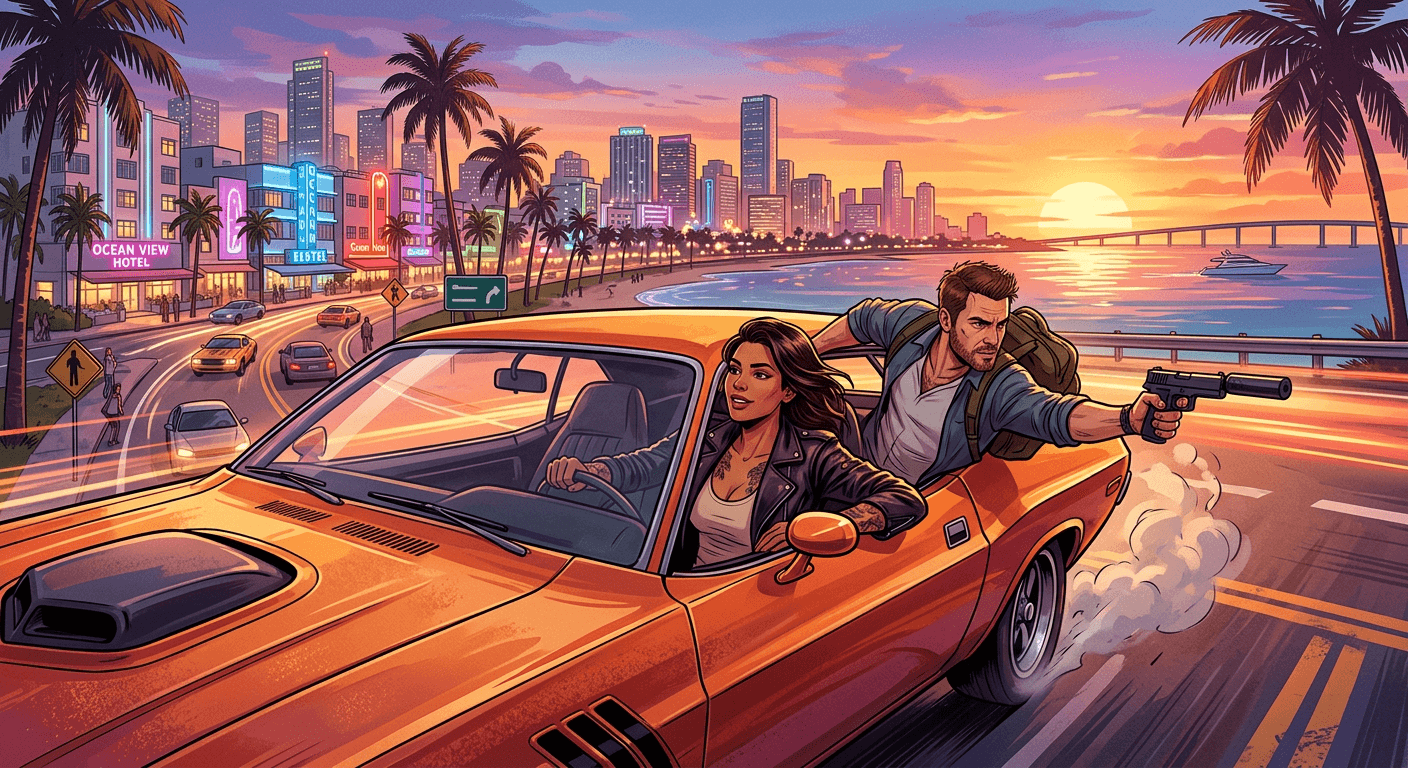 GTA 6: המסע ל-Leonida מתקרב, אתם מוכנים?