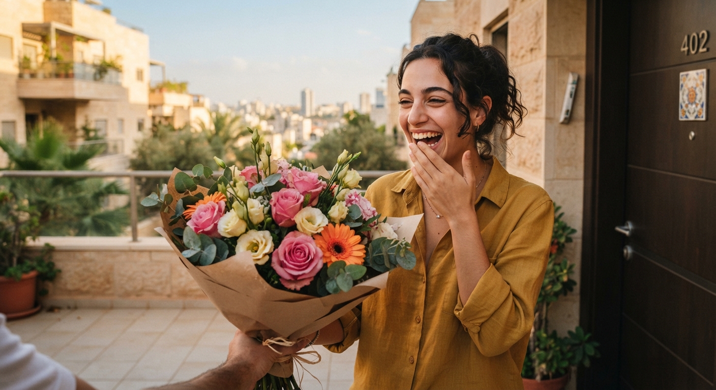 משלוחי פרחים בבאר שבע: איך להפתיע מישהו יקר גם ברגע האחרון