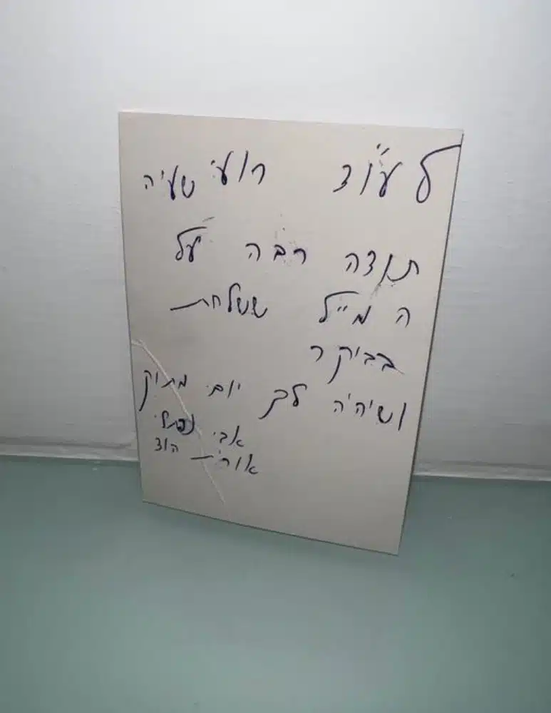 המלצה – תודה רבה על המייל