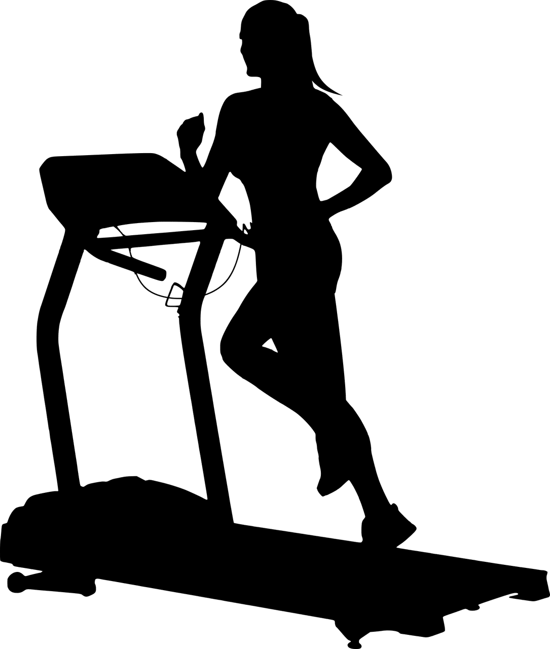 אישה רצה