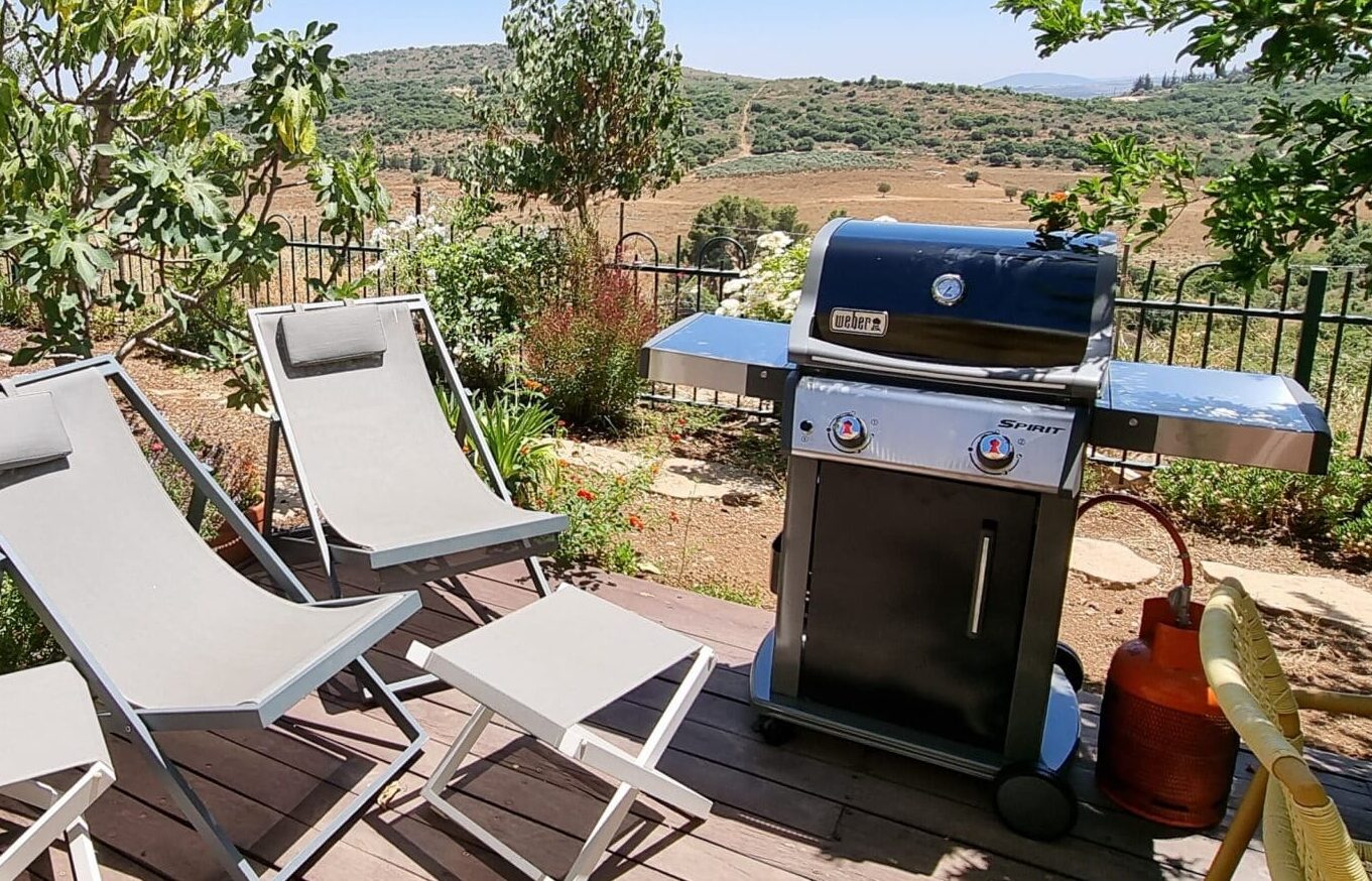 מטבח חוץ עם גריל Weber Genesis למומחי צלייה