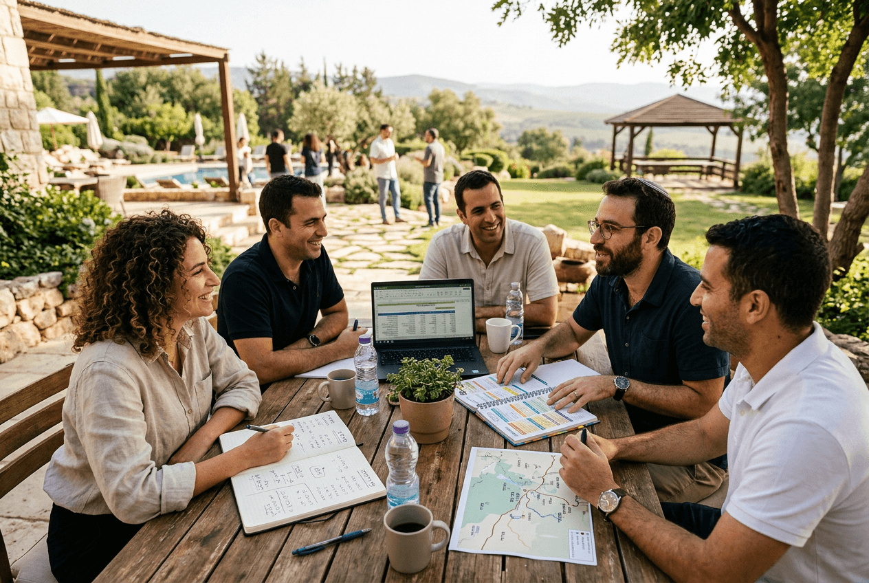 נופש לעובדים: טיפים לארגון מושלם מהרעיון ועד לביצוע